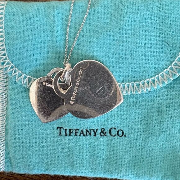 Tiffany & Co. Double Heart Necklace - Picture 4 of 7